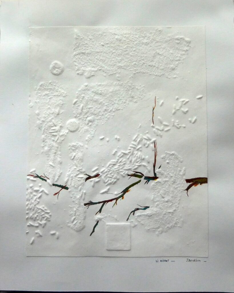 Raices, obra espiritual en acuarela de Li Mizar