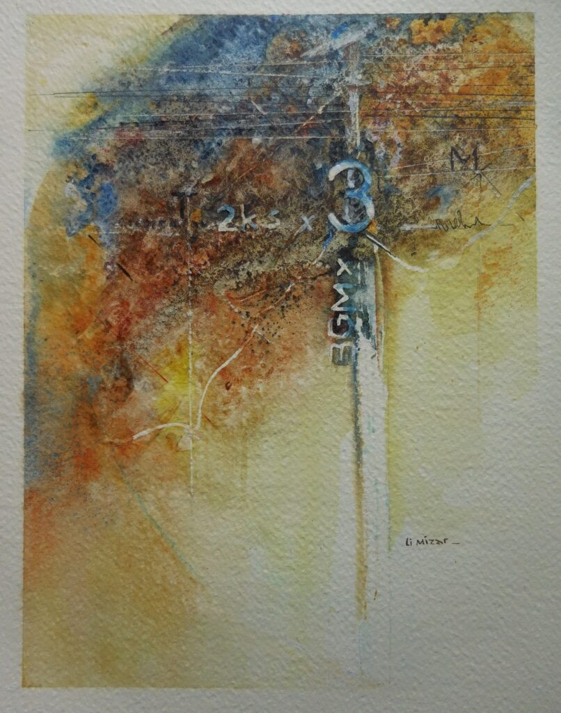 Luz, paisaje en acuarela de Li Mizar