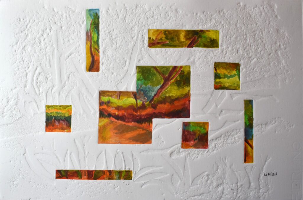 Primavera 4, obra espiritual en acuarela de Li Mizar